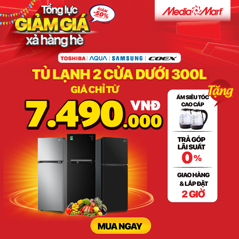 Tủ lạnh inverter dưới 300L