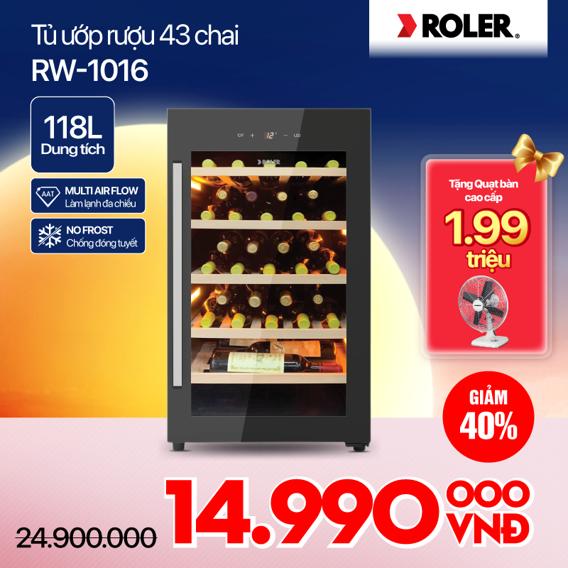 Tủ ướp rượu Roler RW-1016