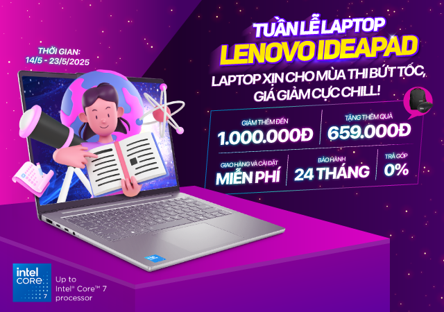 Tuần lễ Laptop Lenovo