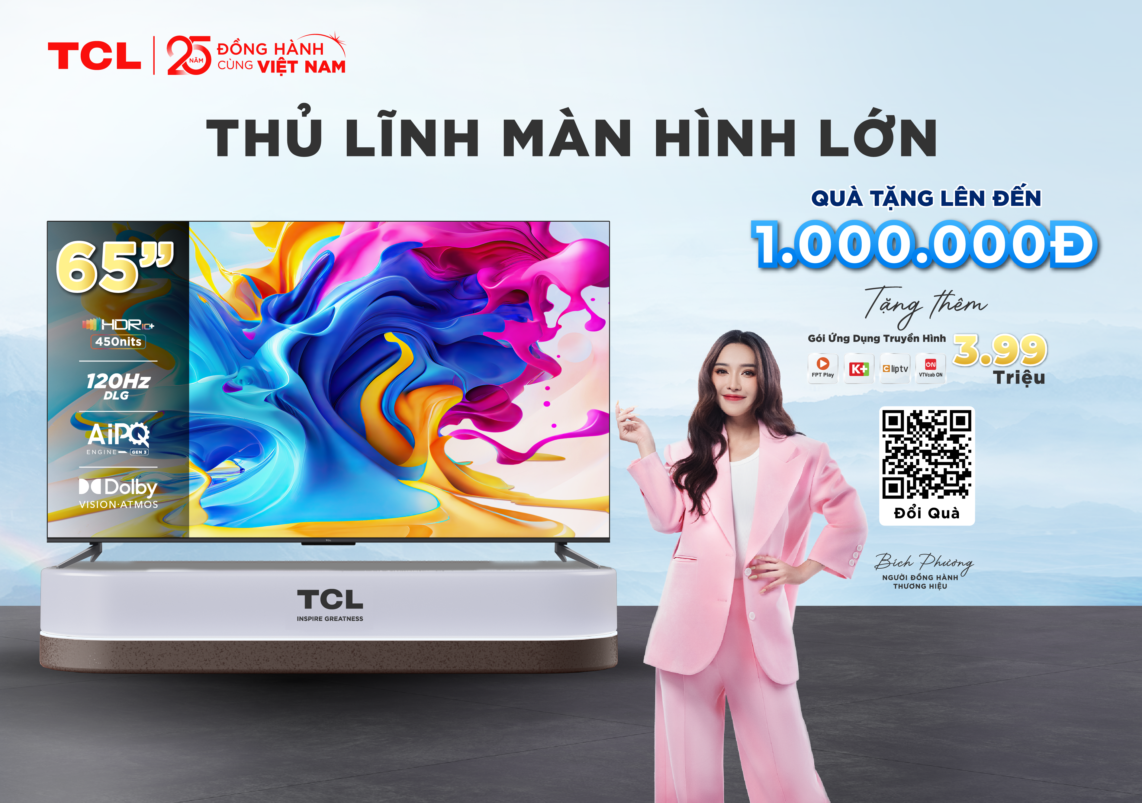 TV TCL 55C645 65C645 Pro Thủ lĩnh màn hình lớn