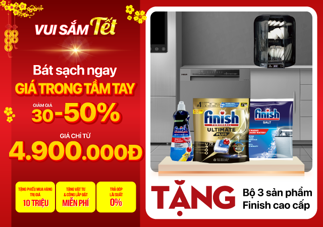 Vui đón Tết - Bát sạch ngay giá trong tầm tay - 50% - Máy rửa bát chỉ từ 4.9 triệu (Xem ngay)