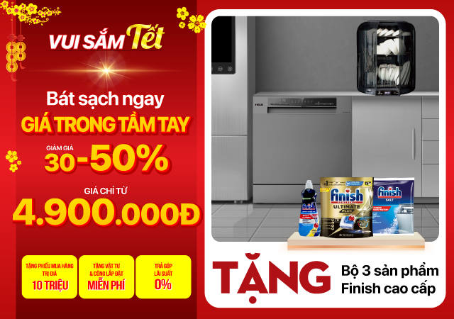 Vui đón Tết - Bát sạch ngay giá trong tầm tay - 50% - Máy rửa bát chỉ từ 4.9 triệu (Xem ngay)