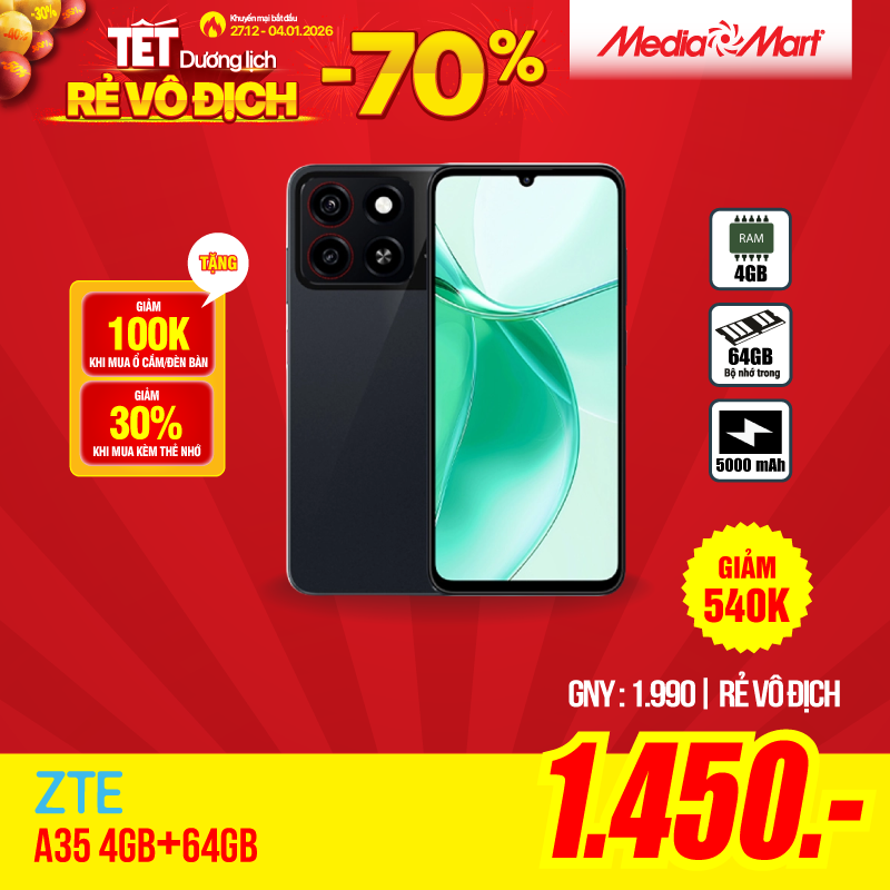 ZTE A35 (4GB + 64GB)