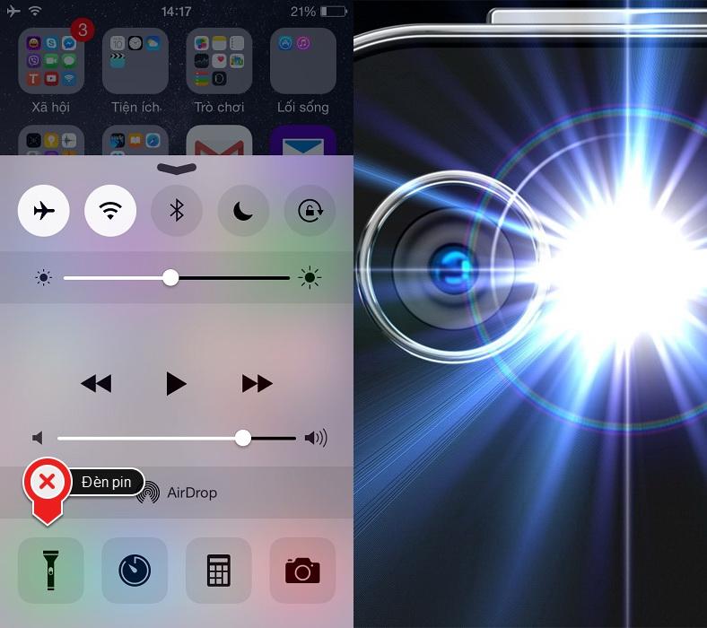 Mẹo bật 2 đèn flash cùng lúc trên iPhone