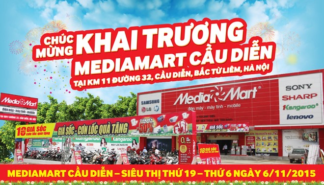 Mediamart Cầu Diễn, Khai Trương, Giảm Giá