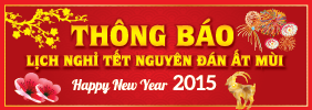 Thông báo Lịch nghỉ tết Nguyên Đán Ất Mùi 2015