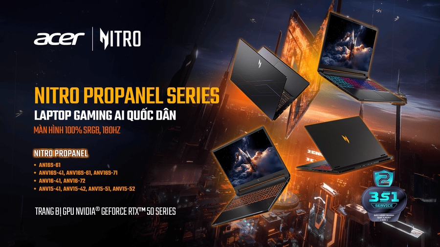 Laptop gaming Acer Nitro ProPanel có đáng mua không?