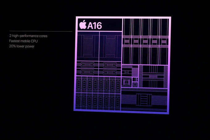 Apple ra mắt A16 Bionic cho dòng iPhone 14 Pro Max - chip di động mạnh nhất từ trước đến nay