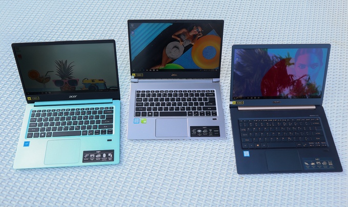 Bộ ba laptop Acer Swift về Việt Nam, giá từ 10 triệu đồng