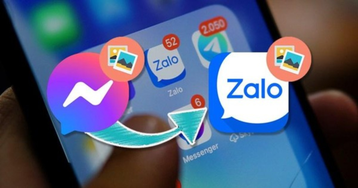 Cách gửi ảnh từ Messenger sang Zalo mà không cần tải ảnh