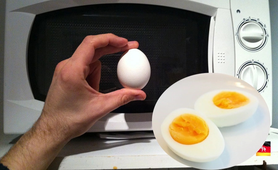 Cách luộc trứng bằng lò vi sóng không phát nổ