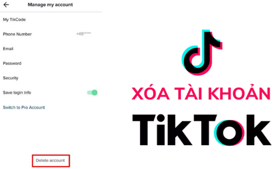 Cách xóa tài khoản TikTok nhanh chóng, đơn giản
