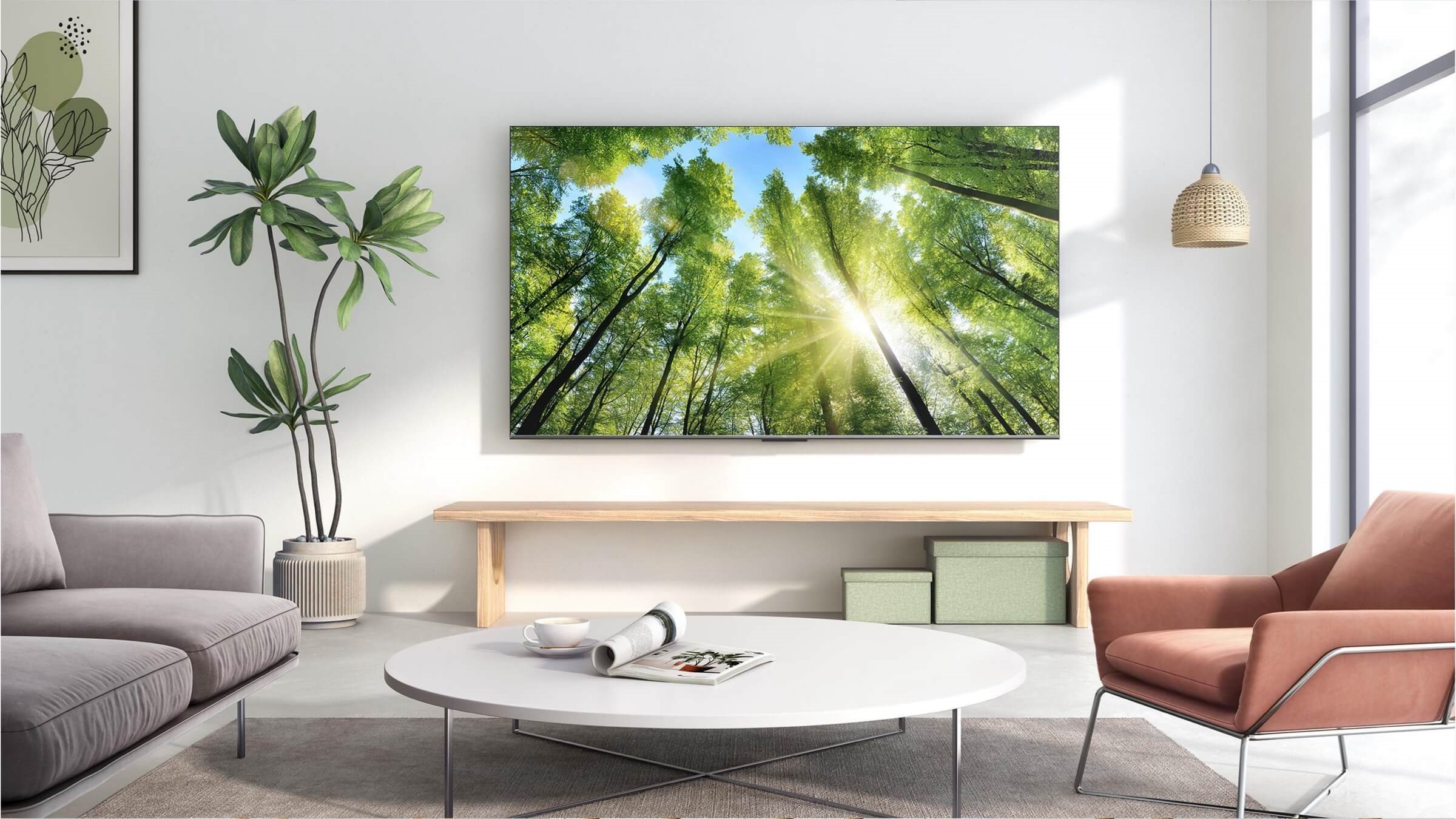 Đã tìm ra chiếc tivi “cân” mọi thiết kế nội thất 2022 - TCL P735 Google TV