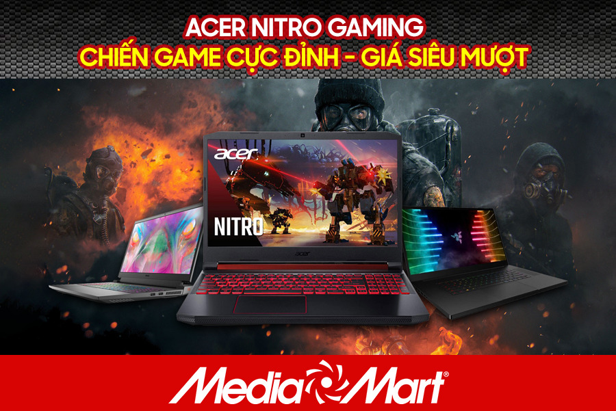 Đánh giá laptop Acer Nitro Gaming - Chiến game cực đỉnh, giá lại “siêu mượt”