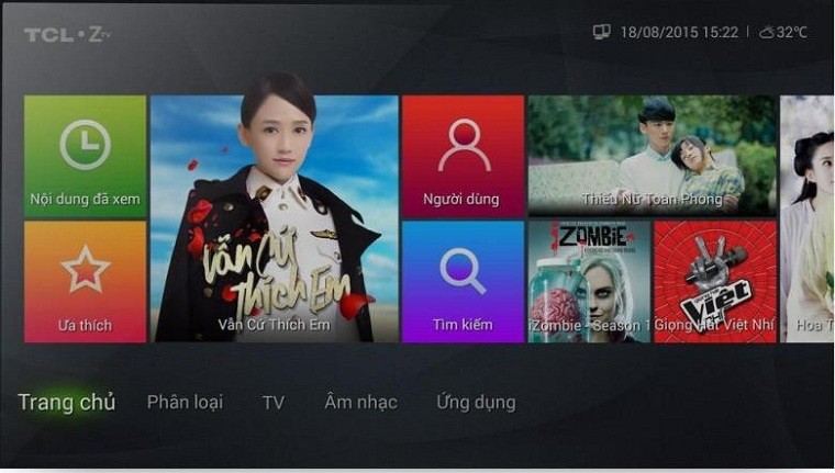 Đánh giá ứng dụng xem video Zing TV trên Smart tivi