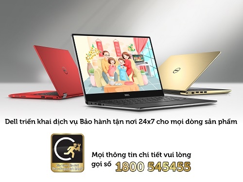 Dell triển khai dịch vụ bảo hành tận nơi 24/7