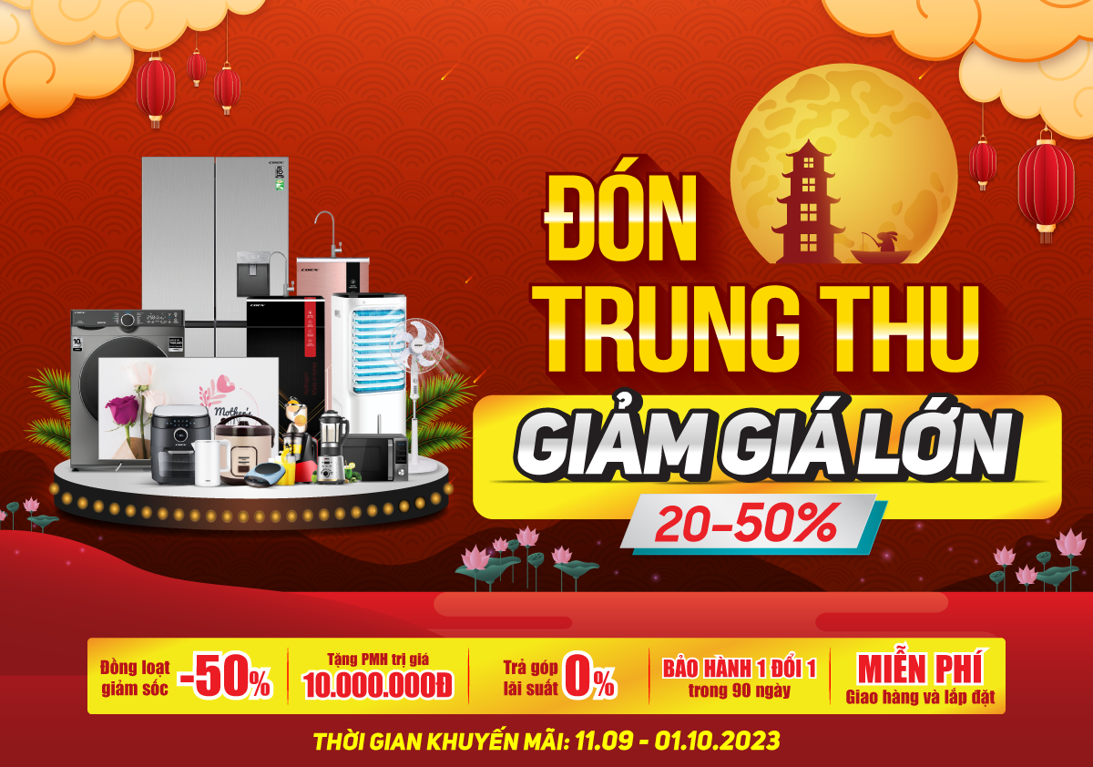 Đón Trung Thu- Giảm giá lớn từ 20 - 50% toàn bộ hàng Nhập khẩu