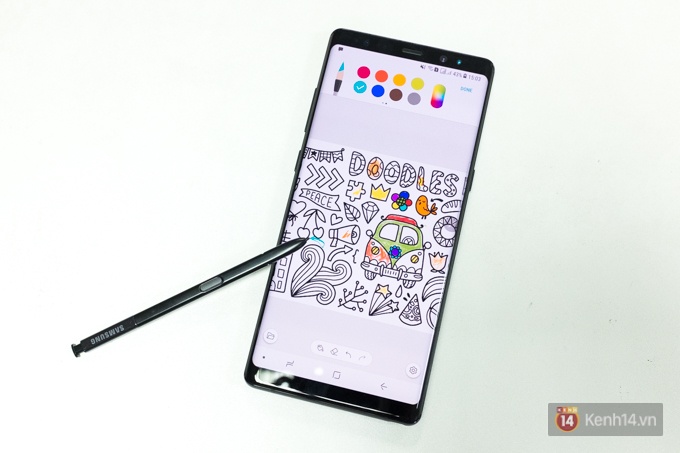 Galaxy Note8 có tính năng tô màu rất thú vị, bạn đã thử chưa?