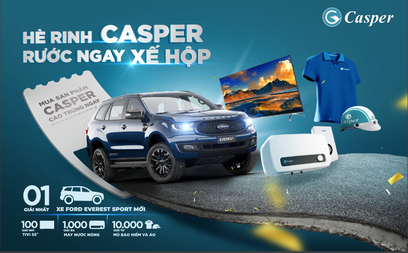 Hè rinh Casper - Rước ngay xế hộp