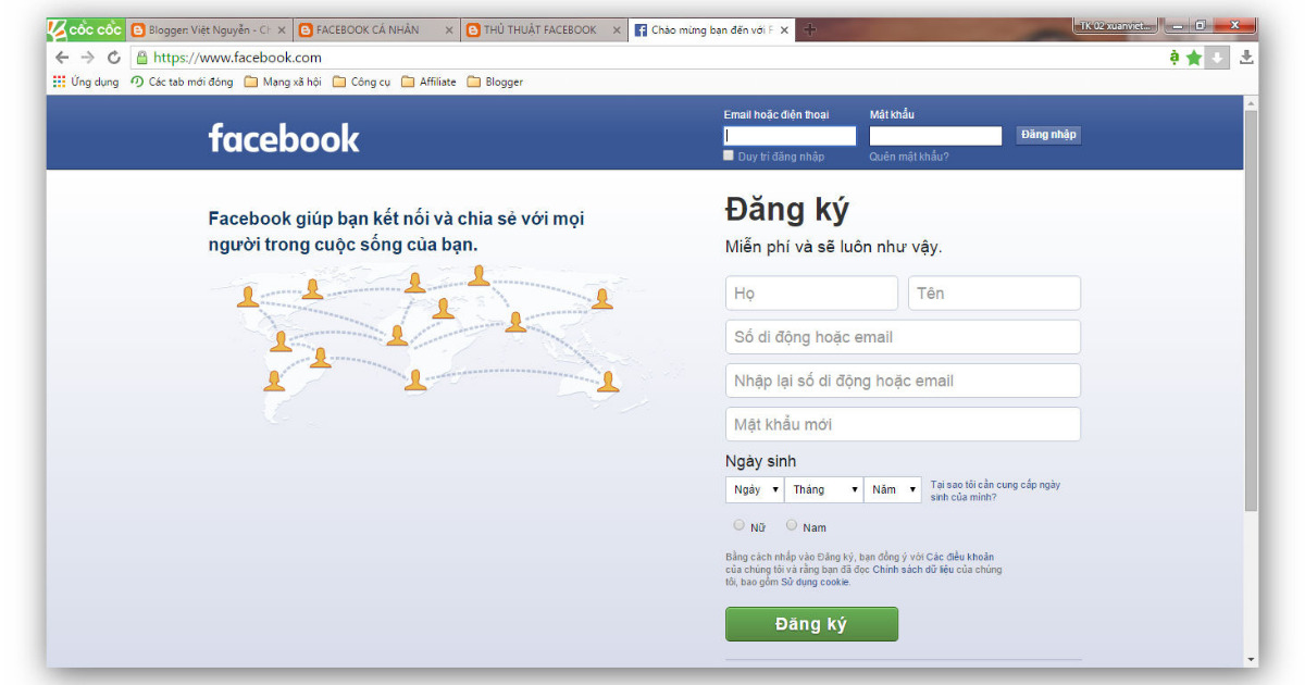 Hướng dẫn cách đăng nhập facebook bằng gmail