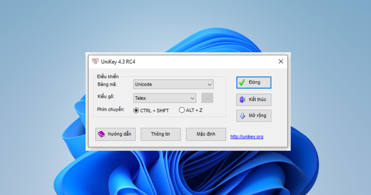 Hướng dẫn sửa lỗi Unikey không gõ được tiếng Việt trên Windows 11