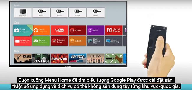 Tổng hợp ứng dụng, game trên Smart TV. Tải free, mẹo thủ thuật sử dụng