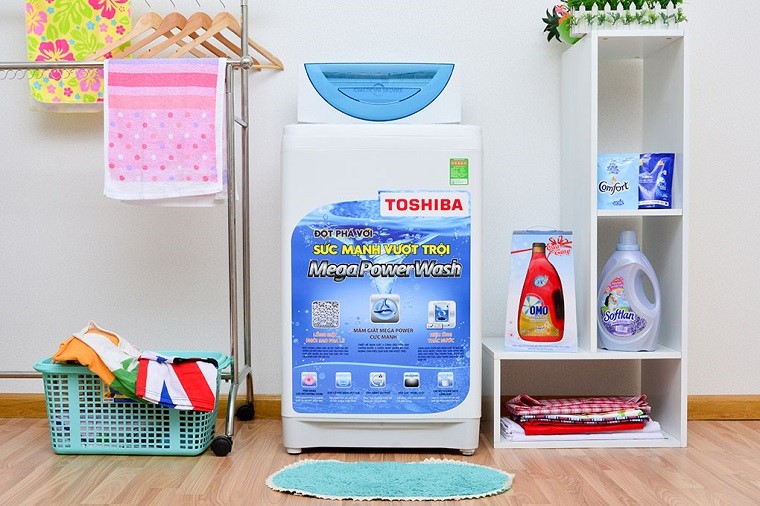 Lợi ích của hiệu ứng thác nước đôi trên máy giặt Toshiba là gì?