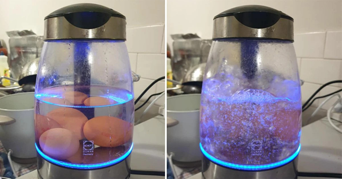 Luộc trứng bằng ấm siêu tốc: Nên hay không?
