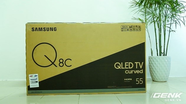 Mở hộp và lắp đặt TV Samsung QLED màn cong 4K 55Q8C
