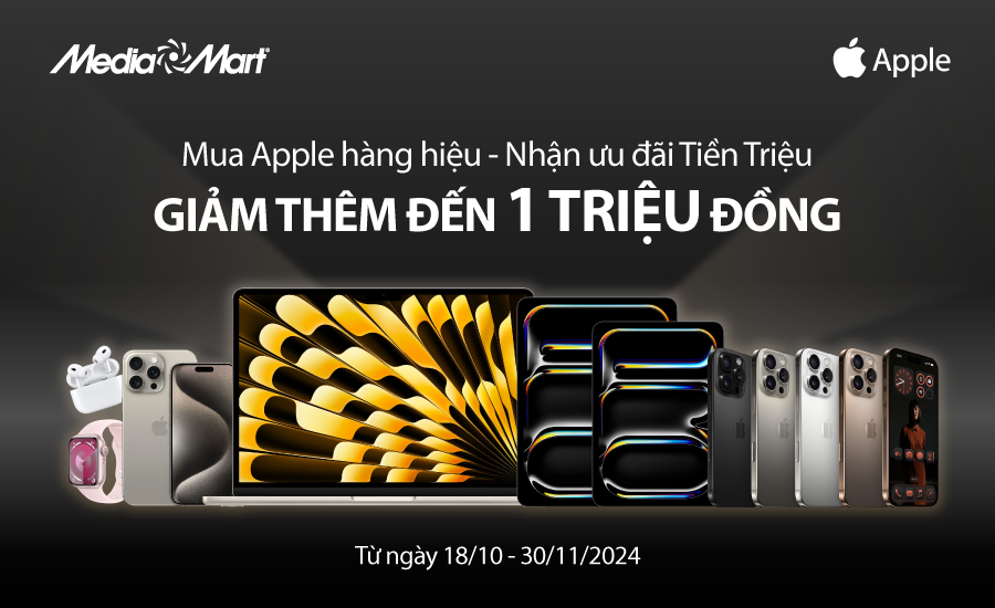 Mua Apple hàng hiệu - Nhận ưu đãi tiền triệu