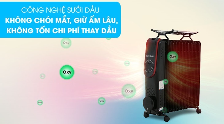 Mua máy sưởi dầu loại nào tốt nhất hiện nay?