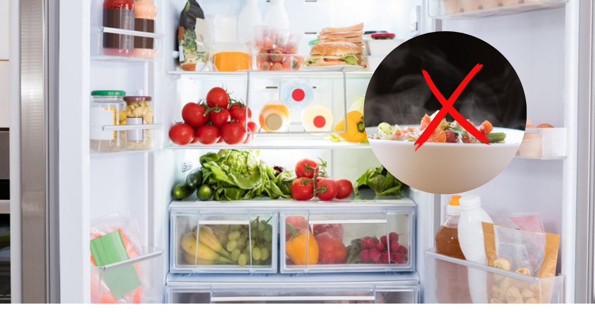 Những lý do không nên để đồ ăn nóng vào tủ lạnh