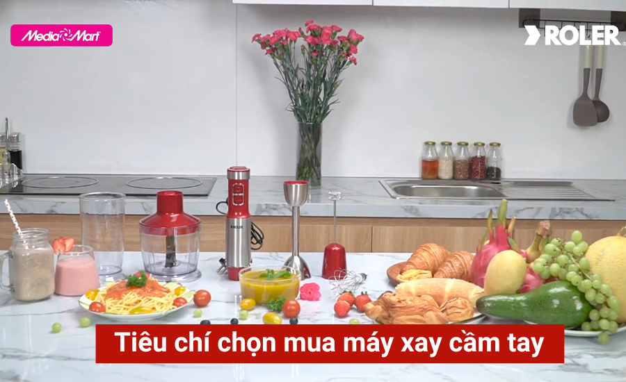 Tiêu chí chọn mua máy xay sinh tố cầm tay phù hợp nhu cầu