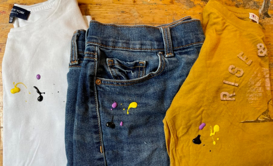 Tổng hợp 9 cách tẩy sơn trên quần áo cực hiệu quả