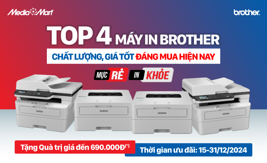 Top 4 máy in Brother chất lượng, giá tốt đáng mua hiện nay