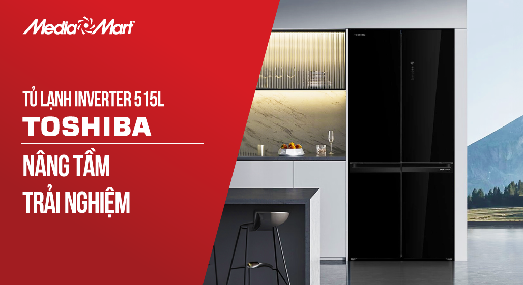 Tủ lạnh Toshiba Inverter 515l: Nâng tầm trải nghiệm (GR-RF677WI)