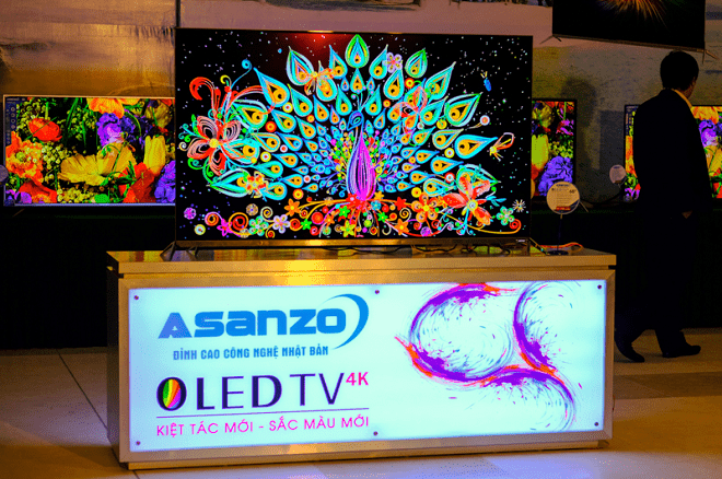 TV OLED đầu tiên của Asanzo, giá từ 42,5 triệu đồng