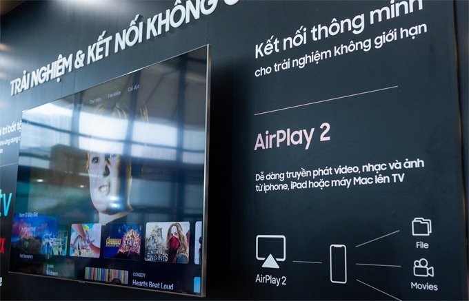 TV Samsung bắt đầu hỗ trợ Apple TV và AirPlay 2