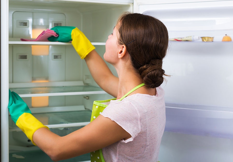 Vệ sinh tủ lạnh đúng cách, giúp đánh bay vi khuẩn và mùi hôi khó chịu