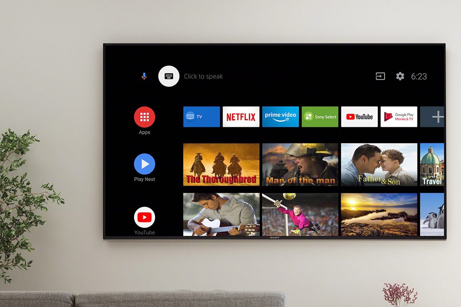 Smart Tivi 4K 43 inch Sony KD-43X7400H HDR Android
