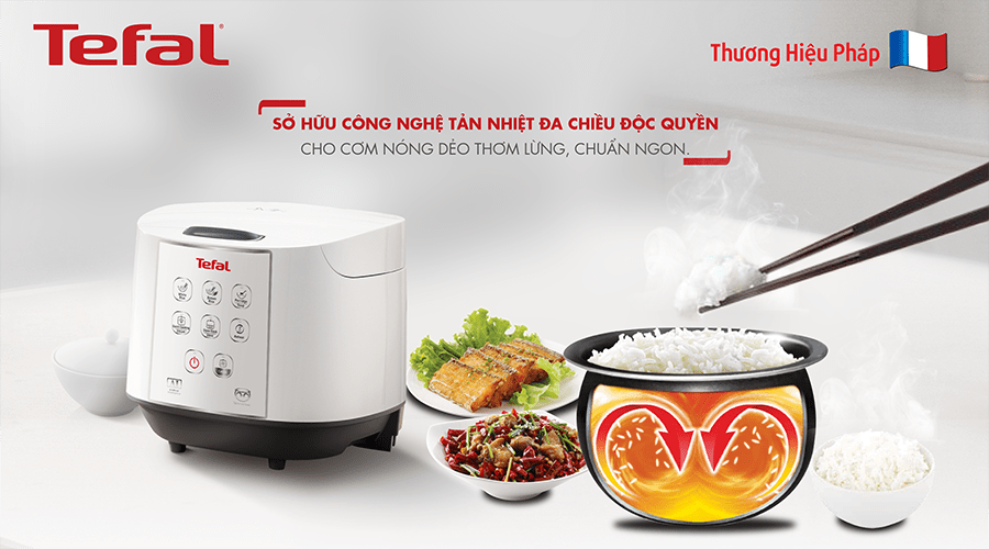 Nồi cơm điện tử 1.8L Tefal RK732168