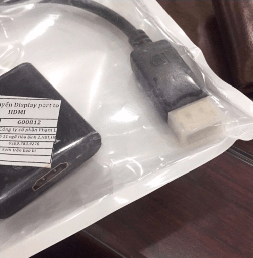 Cáp chuyển Display port to HDMI (chuẩn 1.4 3D)