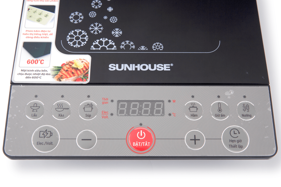 Bếp từ Sunhouse SHD6152, cảm ứng 2000W