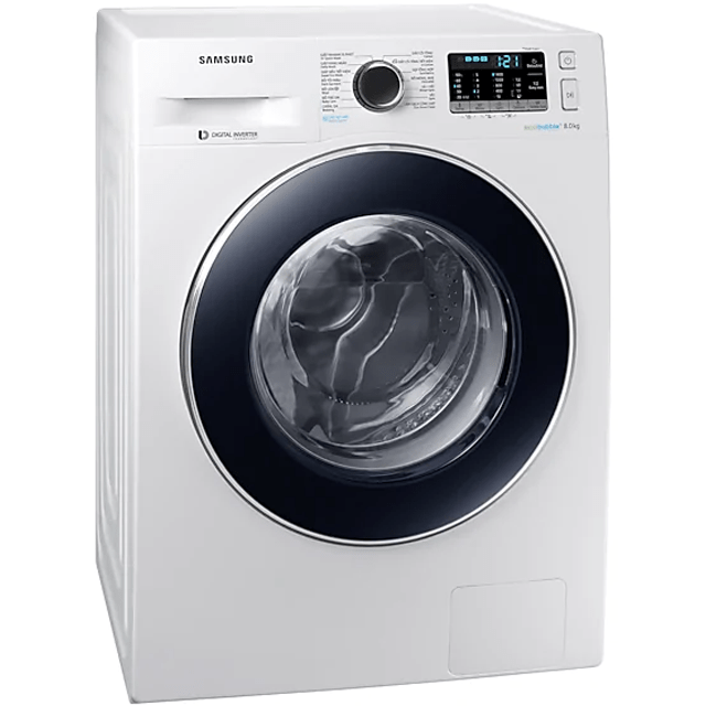 Máy giặt 8 Kg Samsung WW80J54E0BW/SV hơi nước