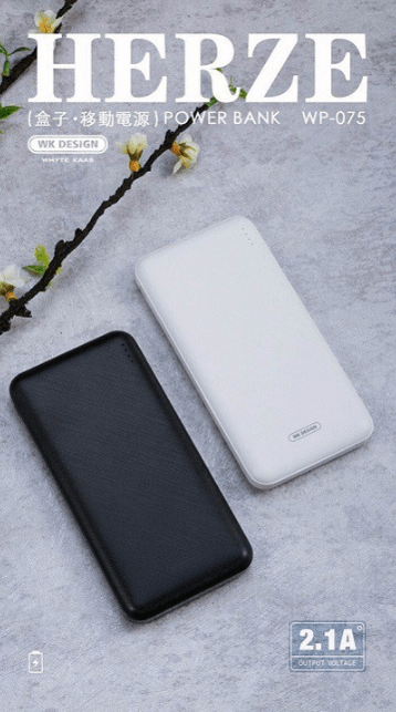 Pin dự phòng WK WP-075 Herze 10.000mAh - Bảo hành 30 ngày