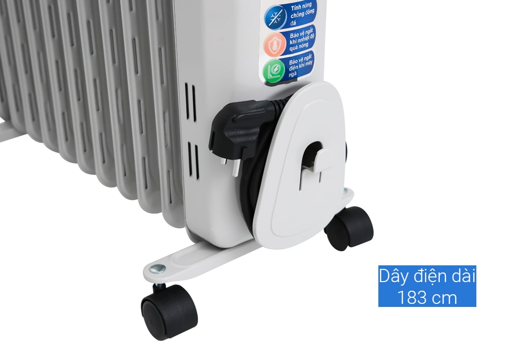Sưởi dầu 11 thanh Midea MH-023-11A