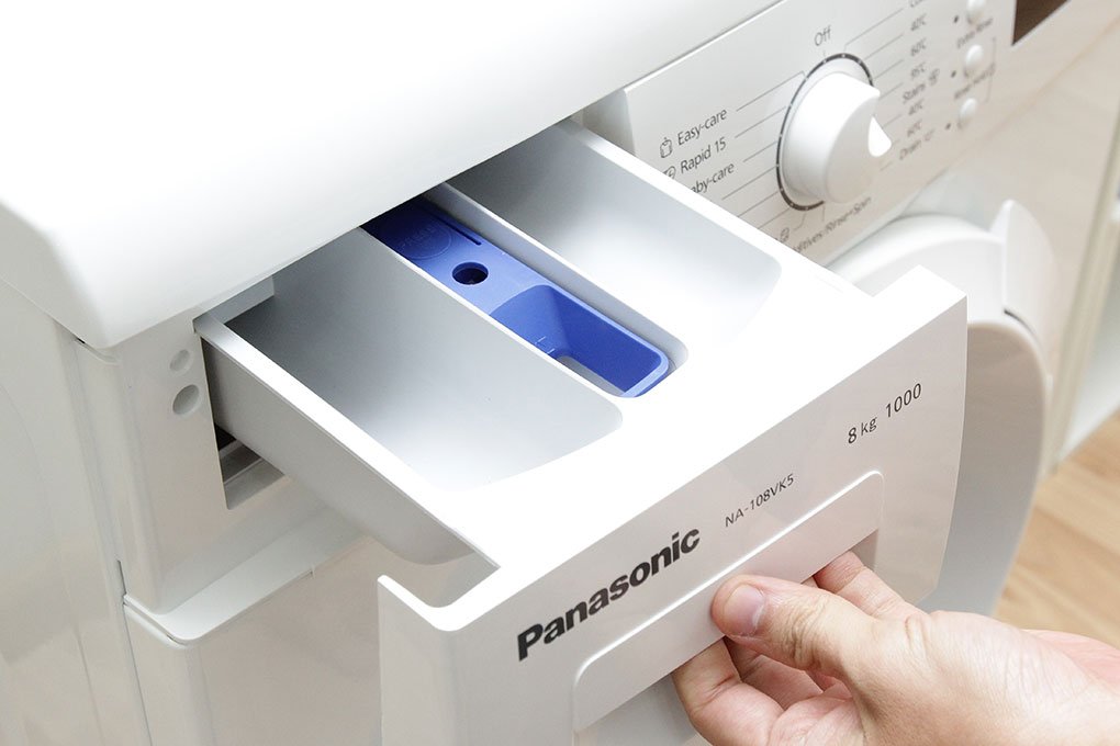 Máy giặt 8 Kg Panasonic NA-108VK5WVT lồng ngang
