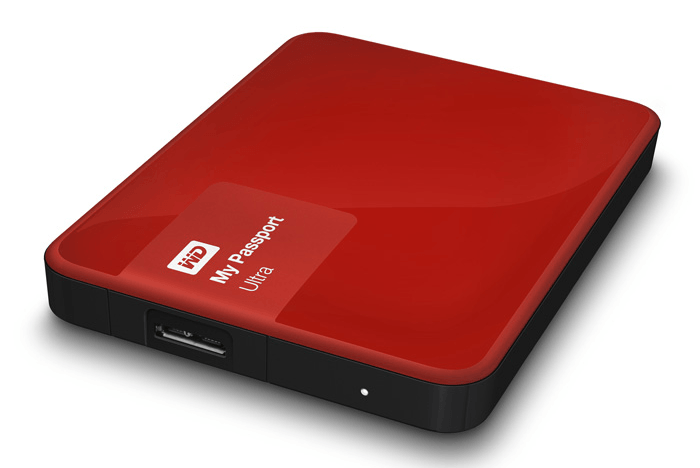 HDD WD My Passport Ultra 1Tb Đỏ (GPU0010BBY-PESN)