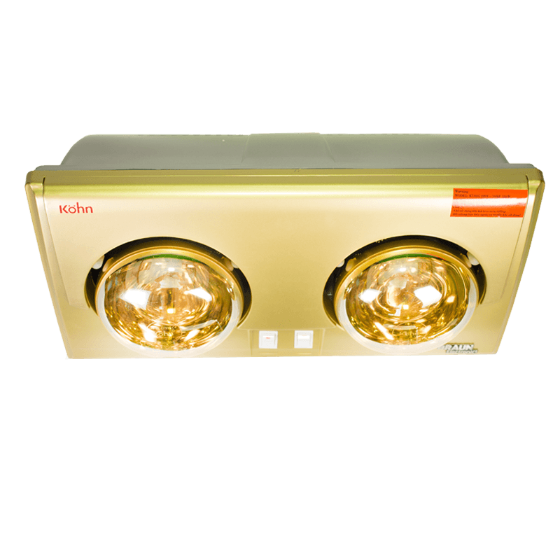 Đèn sưởi nhà tắm Kohn ECO KD02G - 2 bóng
