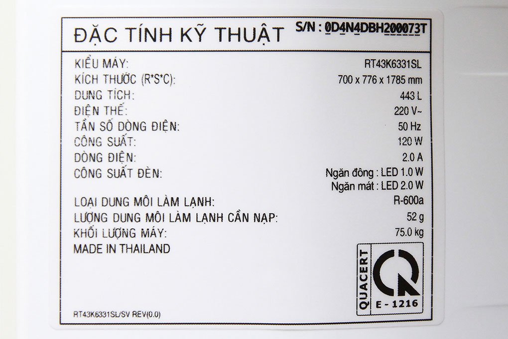 Tủ lạnh Samsung RT43K6331SL/SV - 443 Lít, Inverter, 2 dàn lạnh độc lập